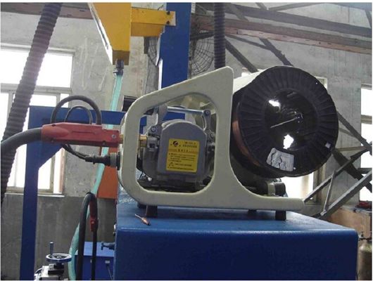 Larege diameter lamp post Inn cahaya kutub menutup-pengelasan mesin 60 - 340 mm, 16 meter maks