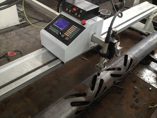 2500 mm Mesin Pole Cahaya, CNC Plasma Light Pole Pintu Mesin Pemotong