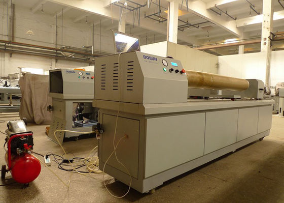 Tekstil Rotary Laser Engraver 640mm Layar Ulangi, Biru UV Engraving Machine
