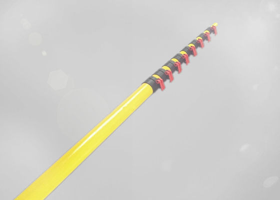 Teleskopik Panjang Teleskopik Panjang Jangka Panjang 50FT Telescopic Water Rescue / Tabung Serat Karbon