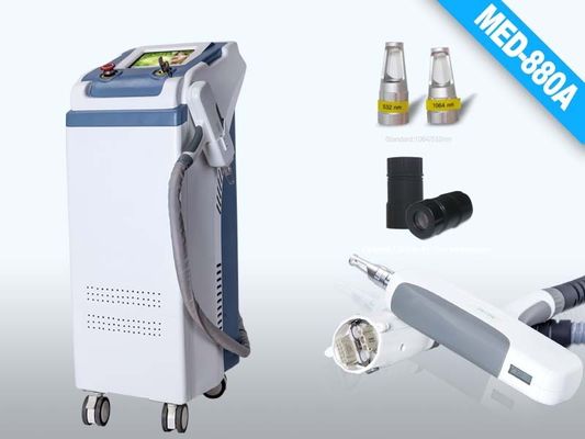 putih dan abu-abu laser Spot ukuran 2, 8mm Q beralih ND YAG Laser energi tato Remover