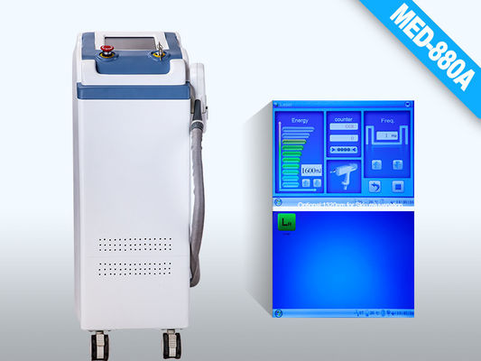 putih dan abu-abu laser Spot ukuran 2, 8mm Q beralih ND YAG Laser energi tato Remover